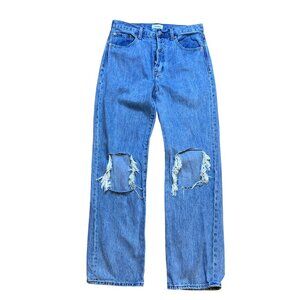 Pistola Womens Distressed Light Wash‎ Denim Jeans Size 29